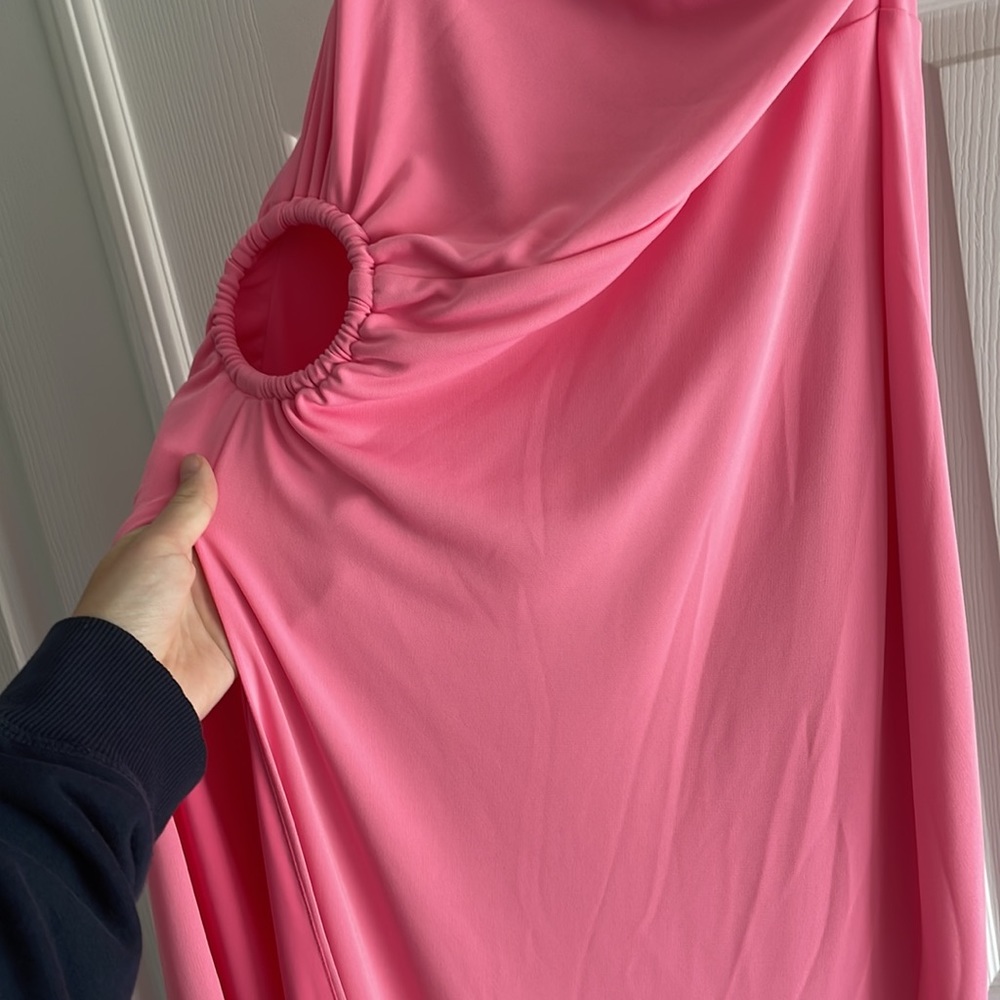 NWT Michael Costello X Revolve Sofie Gown in Pink - Picture 6 of 9
